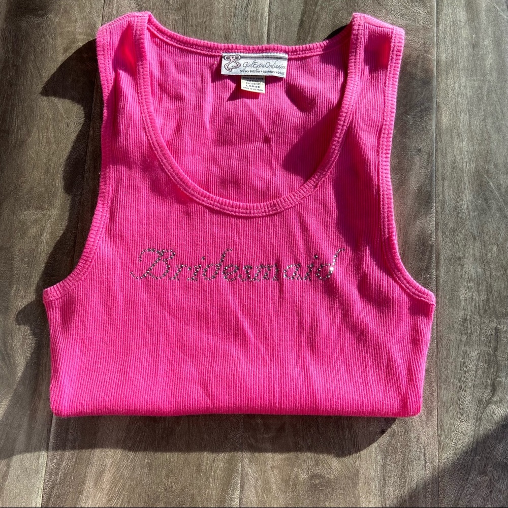 Bedazzled tank top 🥂